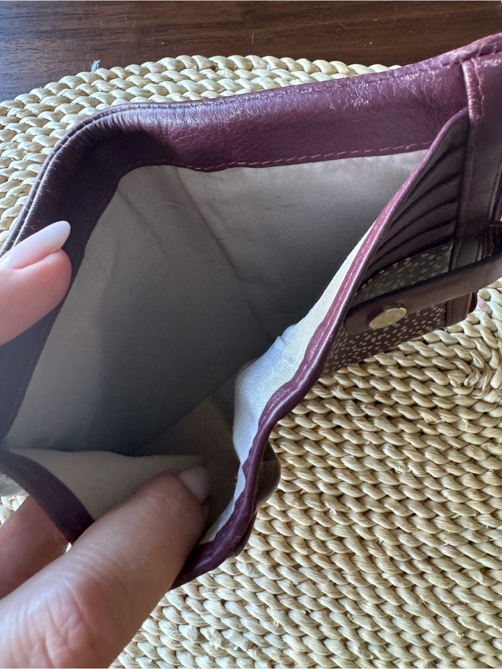 Radley London Burgundy Leather Zip-Around Wallet - Picture 7 of 7